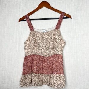 Paper Crane Multi Print Floral Tank Top size M Medium